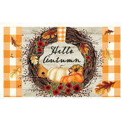 Custom Decor Mat - Autumn Wreath