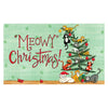 Custom Decor Mat - Meowy Christmas