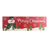Custom Decor Red & Green Snowman Signature Sign