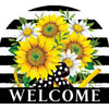 Custom Decor Sunflower Watering Can Arbor Mate