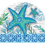 Custom Decor Teal Starfish Arbor Mate