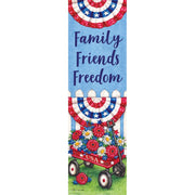 Custom Decor Plant Expressions Magnet - Patriotic Wagon