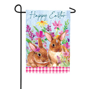 Custom Decor Sweet Bunnies Garden Flag