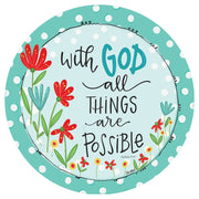 Custom Decor With God Accent Magnet