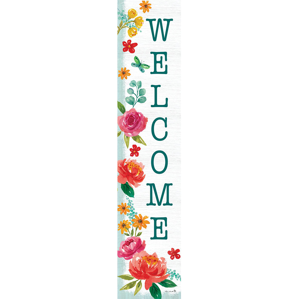 Custom Decor Blessed Floral Yard Expression