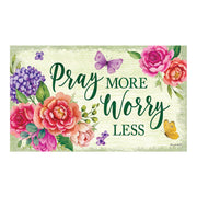 Custom Decor Pray More Doormat