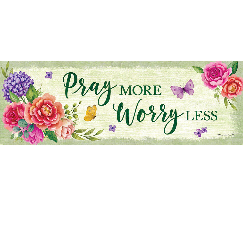 Custom Decor Pray More Signature Sign