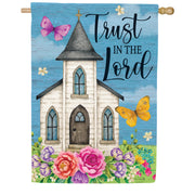 Custom Decor Trust Church House Flag