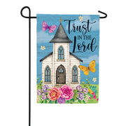Custom Decor Trust Church Garden Flag