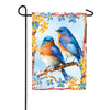 Custom Decor Lovely Bluebirds Garden Flag