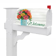 Custom Decor Gerbera Jar Mailbox Cover