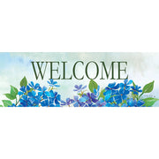 Custom Decor Hydrangeas Welcome Signature Sign