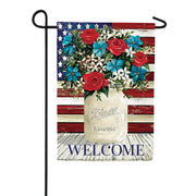 Custom Decor Flag Florals Garden Flag