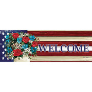 Custom Decor Flag Florals Signature Sign