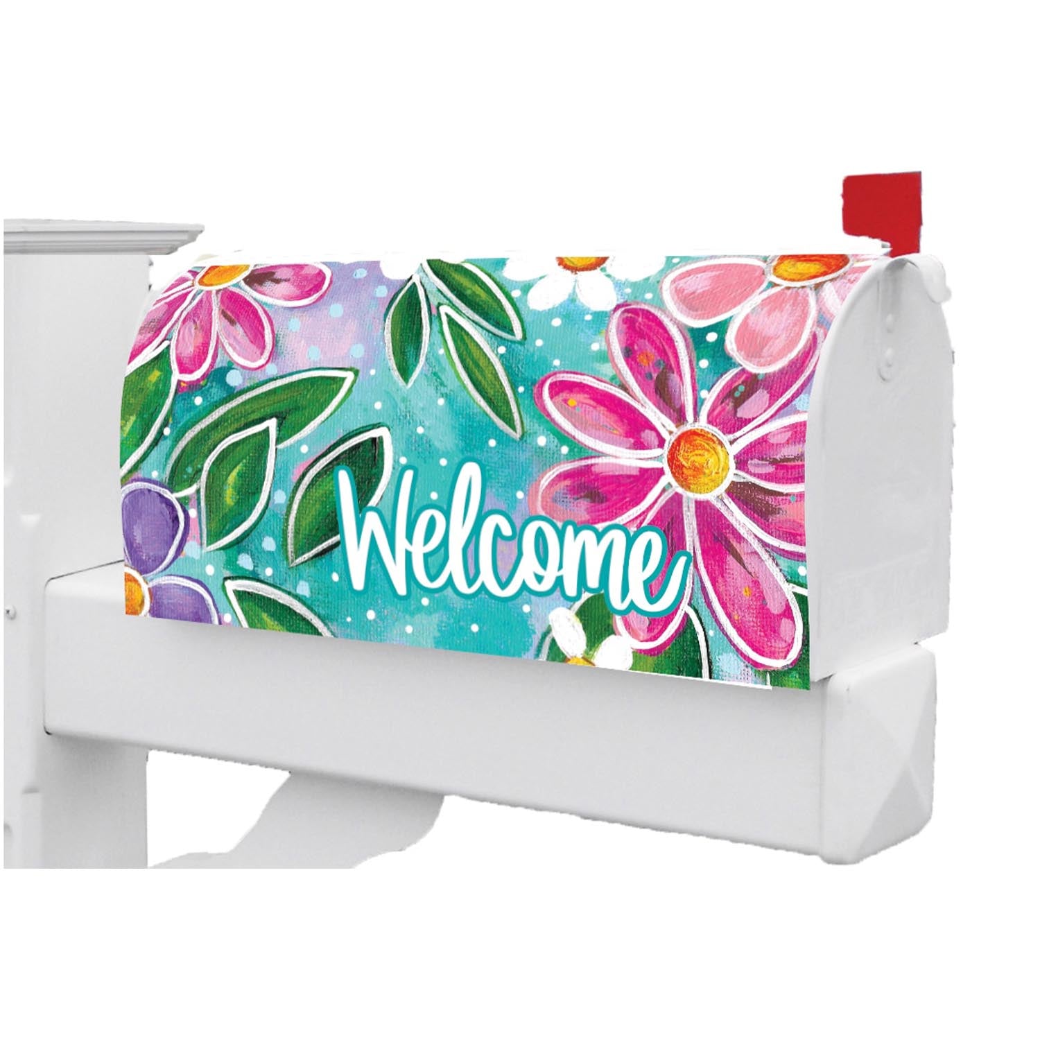 Custom Decor Fantastic Flowers Large Mailbox Makeover