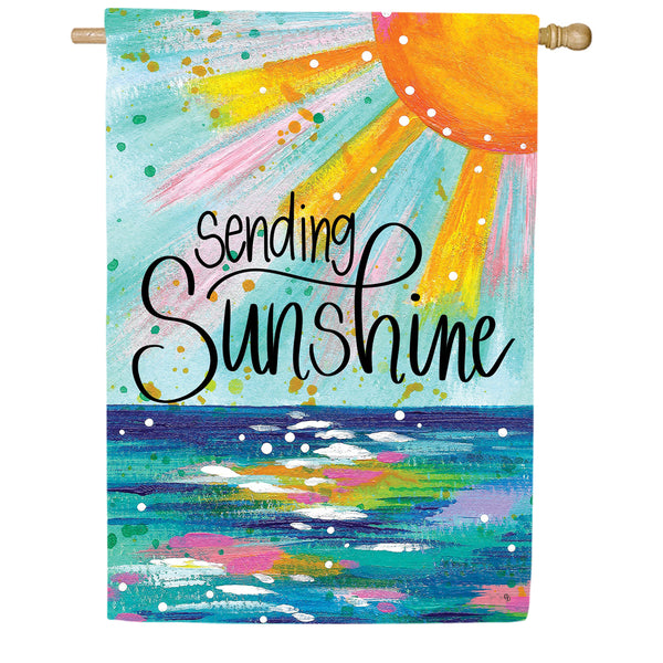 Custom Decor Sending Sunshine House Flag