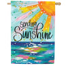 Custom Decor Sending Sunshine House Flag