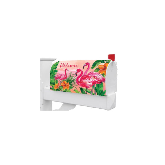 Custom Decor Flamingo Sunset Large Mailbox Makeover