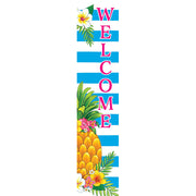 Custom Decor Pineapple Stripes Yard Expression