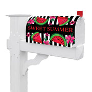 Custom Decor Watermelon Stripes Mailbox Cover