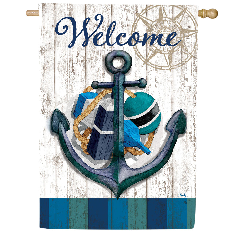 Custom Decor Anchor Buoys House Flag