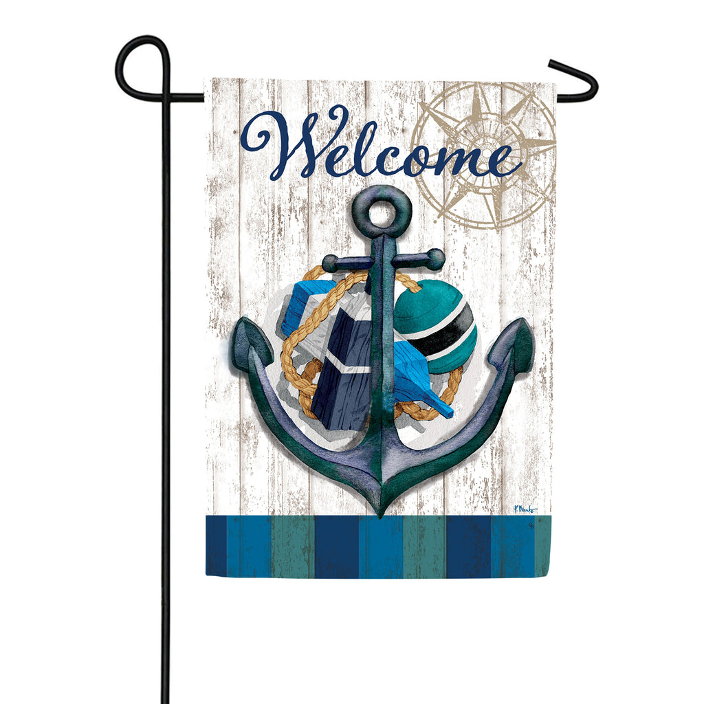 Custom Decor Anchor Buoys Garden Flag