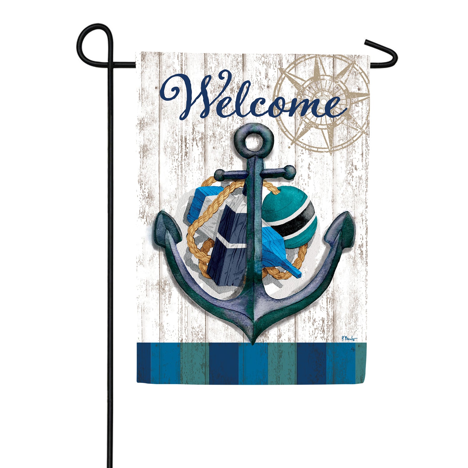 Custom Decor Anchor Buoys Garden Flag