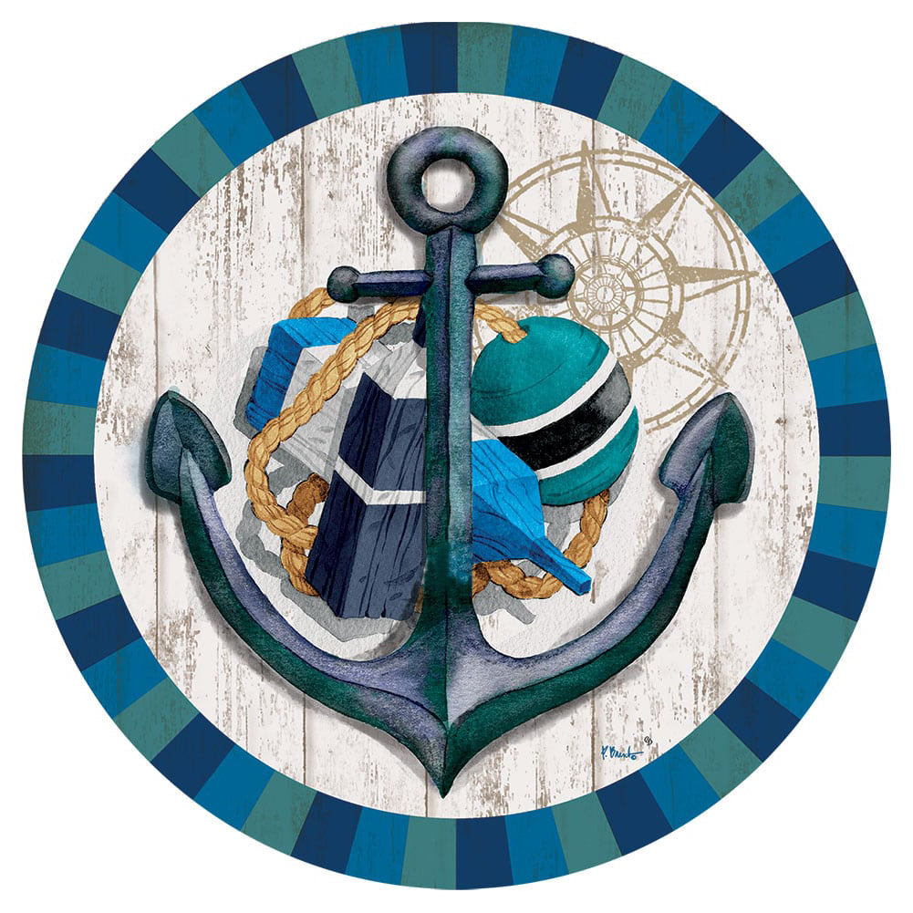 Custom Decor Anchor Buoys Accent Magnet