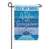 Custom Decor Lake Water Garden Flag