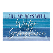Custom Decor Lake Water Doormat
