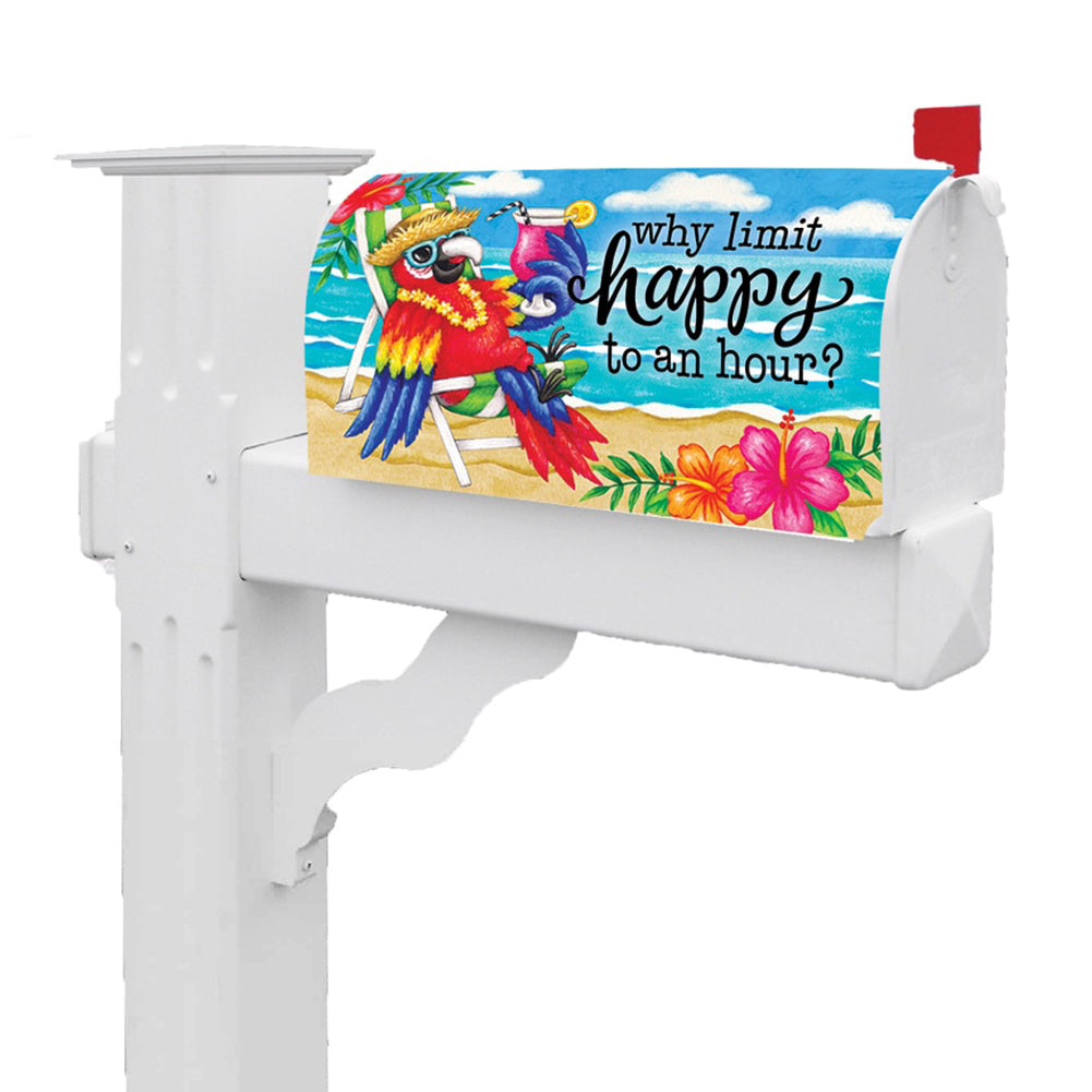 Custom Decor Why Limit Happy To An Hour Mailbox Cover