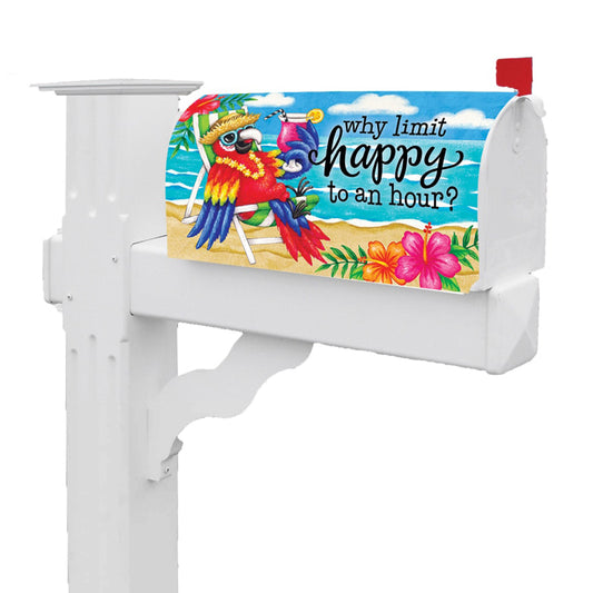 Custom Decor Why Limit Happy To An Hour Mailbox Cover