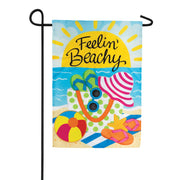 Custom Decor FeelinÃ¯Â¿Â½ Beachy Applique Garden Flag