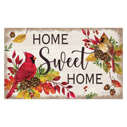 Custom Decor Mat - Home Sweet Cardinals