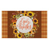 Custom Decor Mat - Give Thanks Wreath