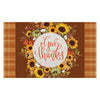 Custom Decor Mat - Give Thanks Wreath