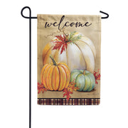 Custom Decor Pumpkin Trio Garden Flag