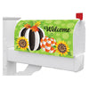 Striped Pumpkin Mailbox Makeover