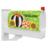 Striped Pumpkin Mailbox Makeover