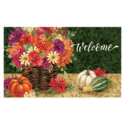 Custom Decor Mums Basket Mat