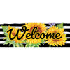 Custom Decor Sunflower Stripes Signature Sign