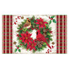 Custom Decor Cardinal Wreath Mat