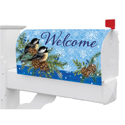 Custom Decor Mailbox Makeover - Winter Chickadees