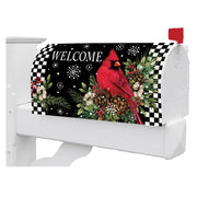 Custom Decor Cardinal Pine Cones Mailbox Makeover