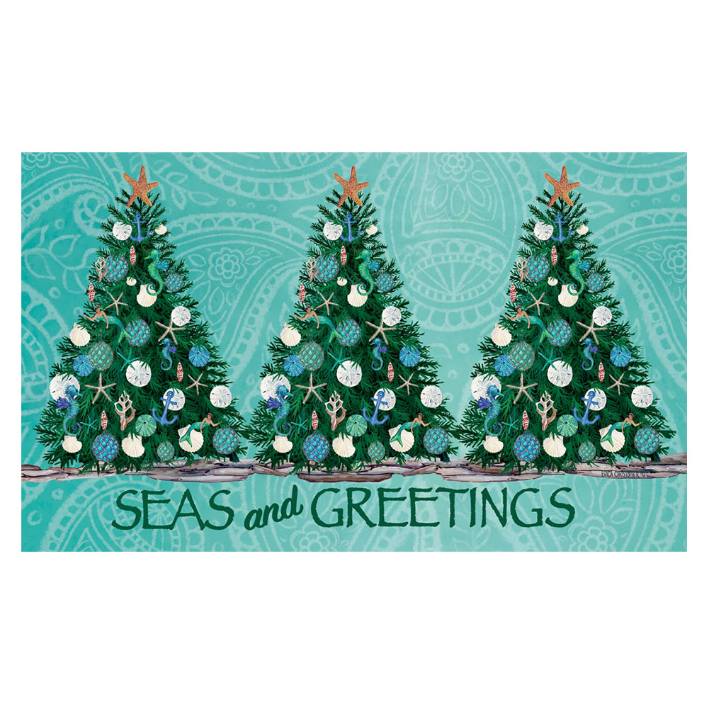 Custom Decor - Seas and Greetings Mat