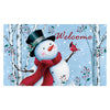 Custom Decor - Top Hat Snowman - Mat