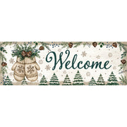 Custom Decor Mittens & Pinecones Signature Sign