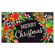 Custom Decor Mat - Christmas Swag