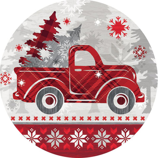 Custom Decor Accent Magnet - Dashing Truck