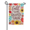 Custom Decor Burlap Garden Flag - Favorite Color